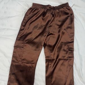 Brown jogger pants